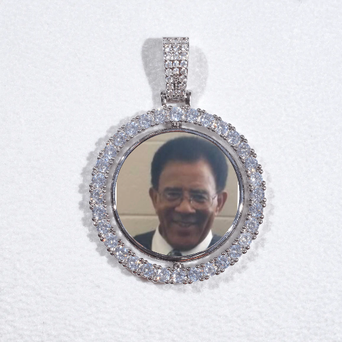 3D Spinning 2-Faced Custom Picture Pendant