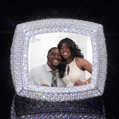 3D CUSTOM PICTURE ICED RING