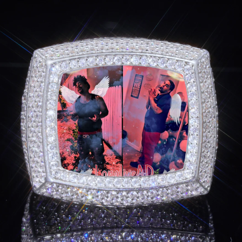 3D CUSTOM PICTURE ICED RING
