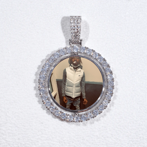 3D Spinning 2-Faced Custom Picture Pendant