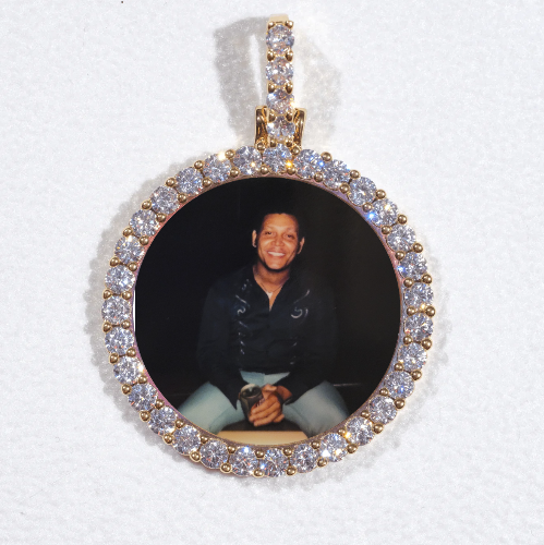 3D CIRCLE CUSTOM PICTURE PENDANT SMALL SIZE