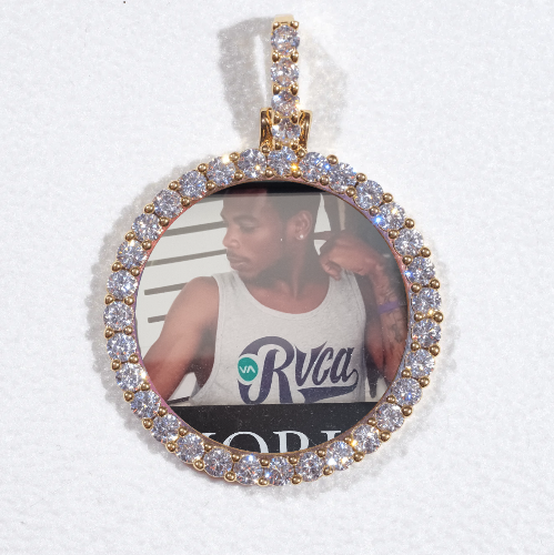 3D CIRCLE CUSTOM PICTURE PENDANT SMALL SIZE
