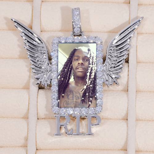 RIP WING 3D CUSTOM PICTURE PENDANT