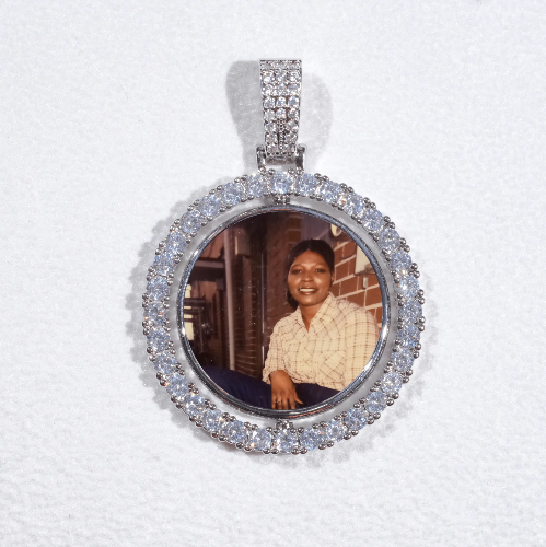 3D Spinning 2-Faced Custom Picture Pendant