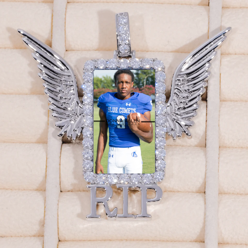 RIP WING 3D CUSTOM PICTURE PENDANT