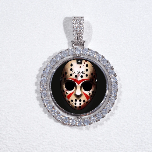 3D Spinning 2-Faced Custom Picture Pendant