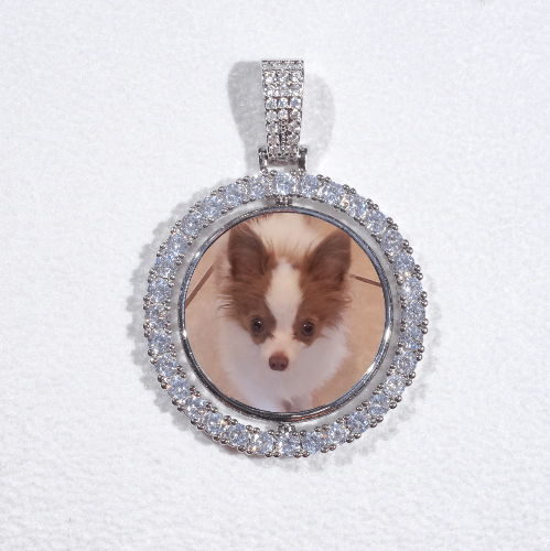 3D Spinning 2-Faced Custom Picture Pendant