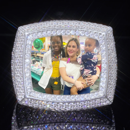 3D CUSTOM PICTURE ICED RING