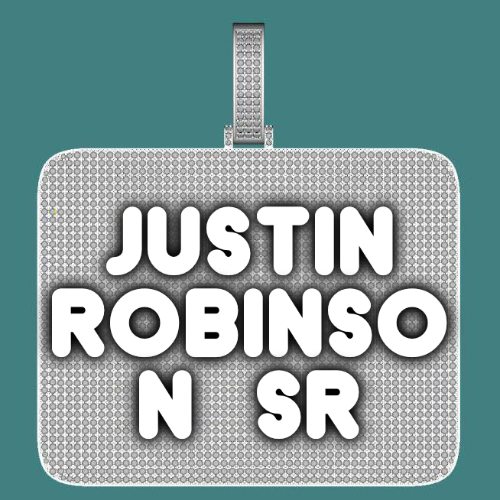 CUSTOM LETTER NECKLACE 3D BIG SQUARE