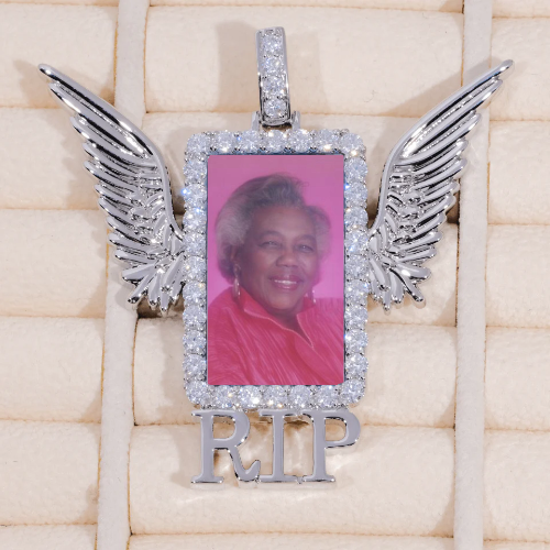 RIP WING 3D CUSTOM PICTURE PENDANT
