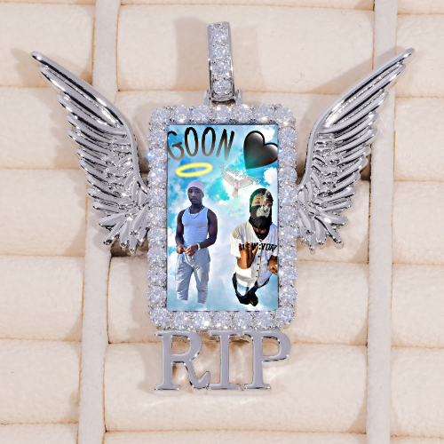 RIP WING 3D CUSTOM PICTURE PENDANT