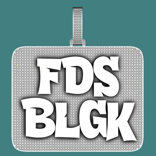 CUSTOM LETTER NECKLACE 3D BIG SQUARE