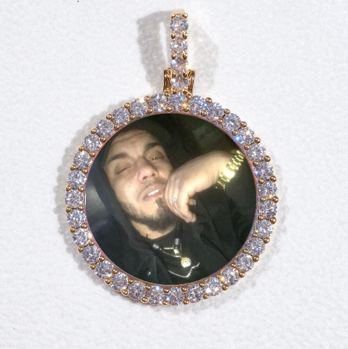 3D CIRCLE CUSTOM PICTURE PENDANT SMALL SIZE
