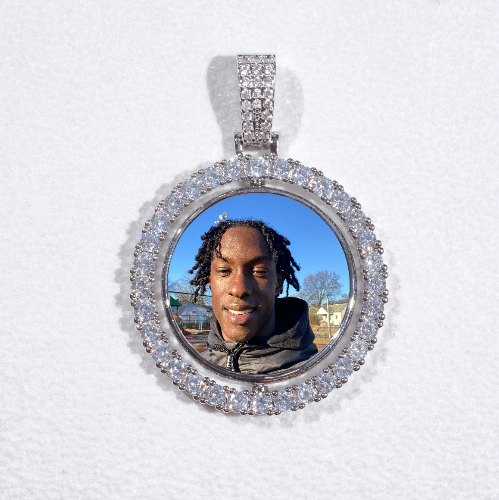 3D Spinning 2-Faced Custom Picture Pendant