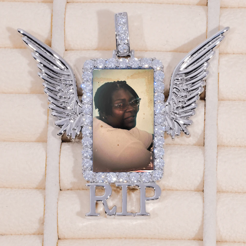 RIP WING 3D CUSTOM PICTURE PENDANT