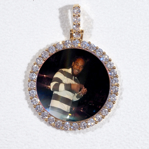 3D CIRCLE CUSTOM PICTURE PENDANT SMALL SIZE