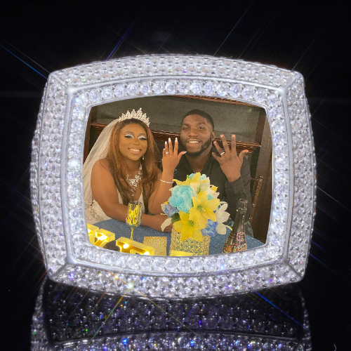 3D CUSTOM PICTURE ICED RING