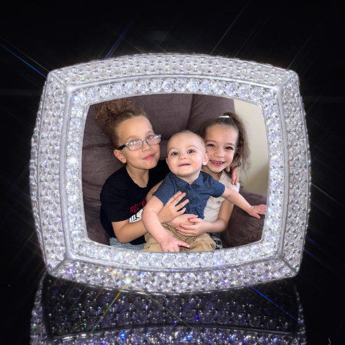 3D CUSTOM PICTURE ICED RING