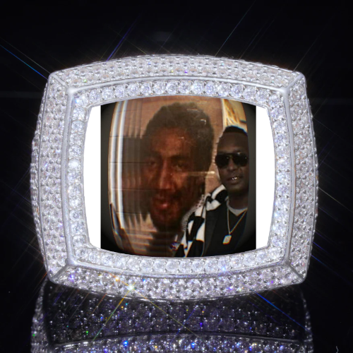 3D CUSTOM PICTURE ICED RING