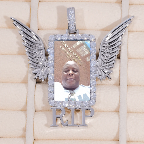 RIP WING 3D CUSTOM PICTURE PENDANT