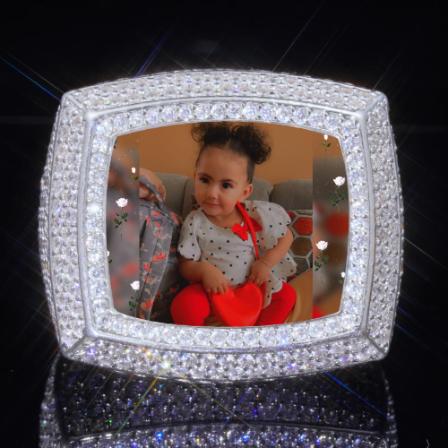 3D CUSTOM PICTURE ICED RING