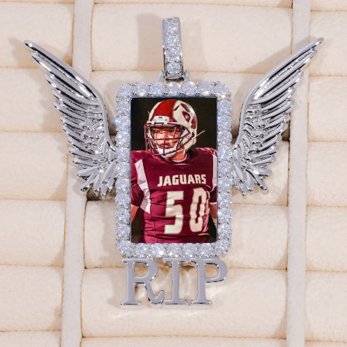 RIP WING 3D CUSTOM PICTURE PENDANT