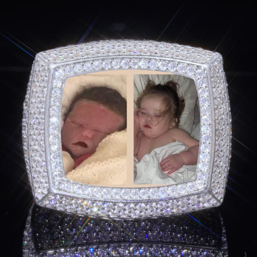 3D CUSTOM PICTURE ICED RING