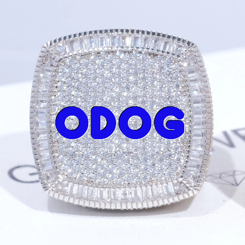 CUSTOM LETTER 3D ICED RING
