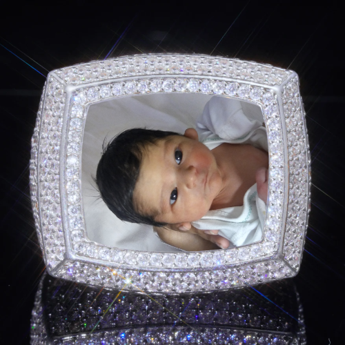 3D CUSTOM PICTURE ICED RING