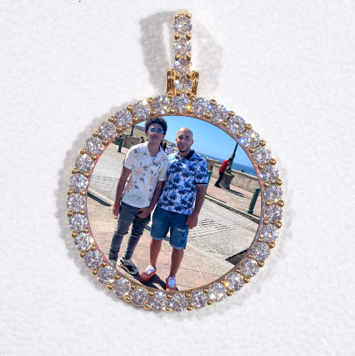3D CIRCLE CUSTOM PICTURE PENDANT SMALL SIZE