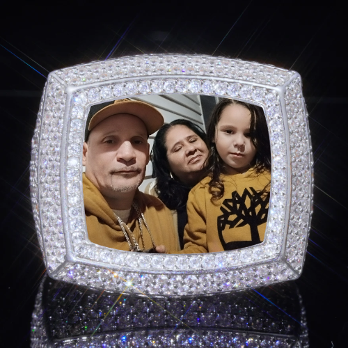 3D CUSTOM PICTURE ICED RING