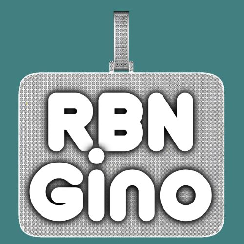 CUSTOM LETTER NECKLACE 3D BIG SQUARE