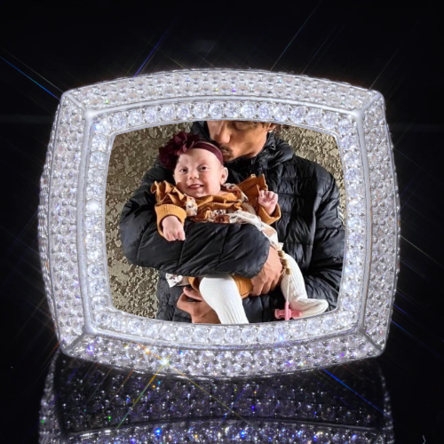 3D CUSTOM PICTURE ICED RING