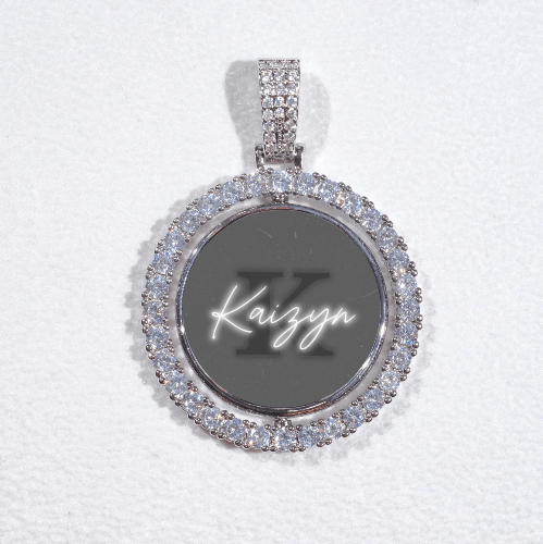 3D Spinning 2-Faced Custom Picture Pendant