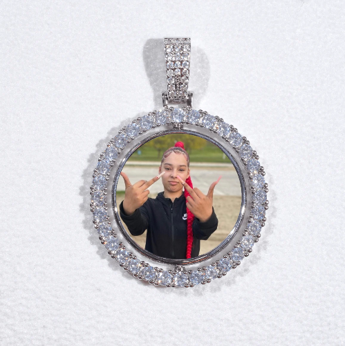 3D Spinning 2-Faced Custom Picture Pendant