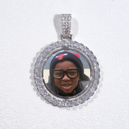 3D Spinning 2-Faced Custom Picture Pendant