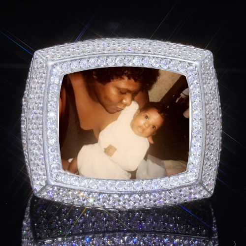 3D CUSTOM PICTURE ICED RING