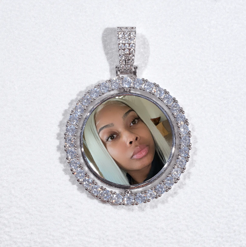3D Spinning 2-Faced Custom Picture Pendant