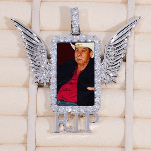 RIP WING 3D CUSTOM PICTURE PENDANT