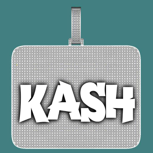 CUSTOM LETTER NECKLACE 3D BIG SQUARE