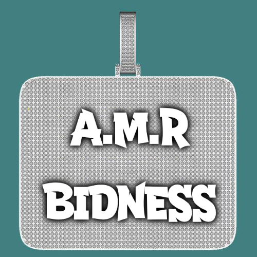 CUSTOM LETTER NECKLACE 3D BIG SQUARE