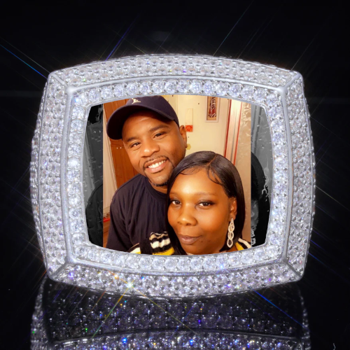 3D CUSTOM PICTURE ICED RING