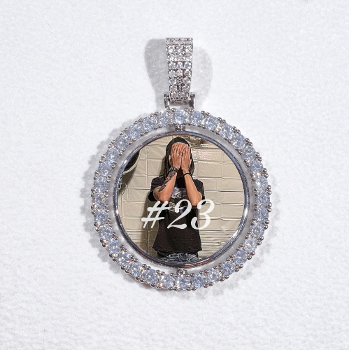 3D Spinning 2-Faced Custom Picture Pendant
