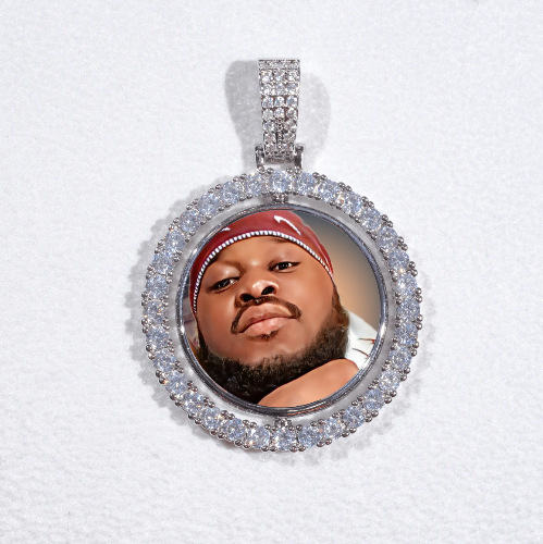 3D Spinning 2-Faced Custom Picture Pendant