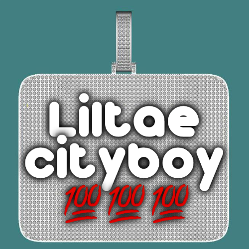 CUSTOM LETTER NECKLACE 3D BIG SQUARE