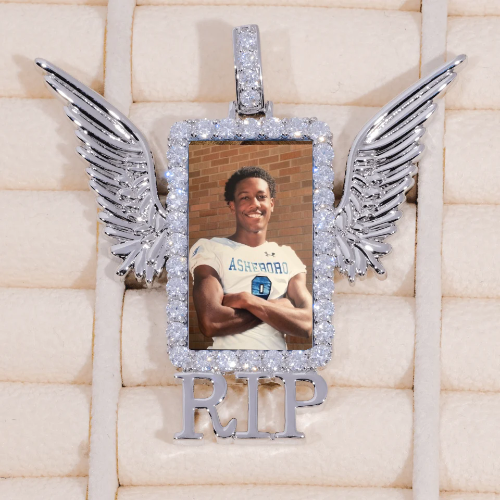 RIP WING 3D CUSTOM PICTURE PENDANT