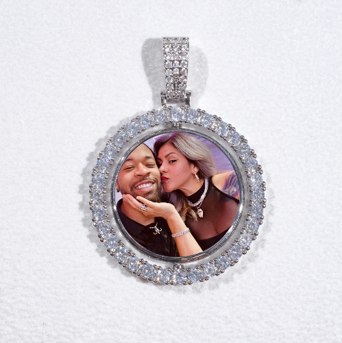 3D Spinning 2-Faced Custom Picture Pendant