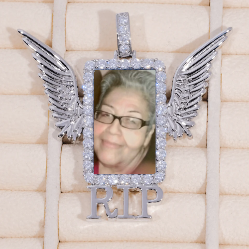 RIP WING 3D CUSTOM PICTURE PENDANT