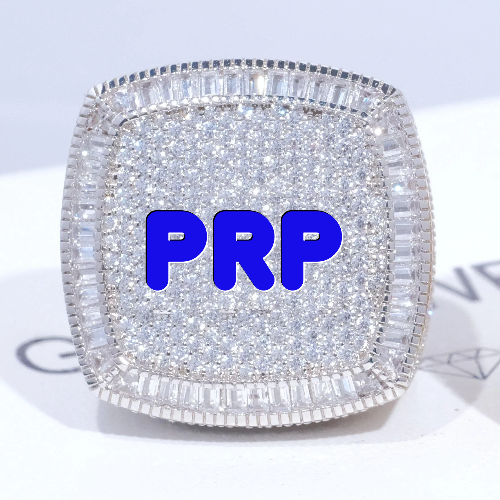 CUSTOM LETTER 3D ICED RING