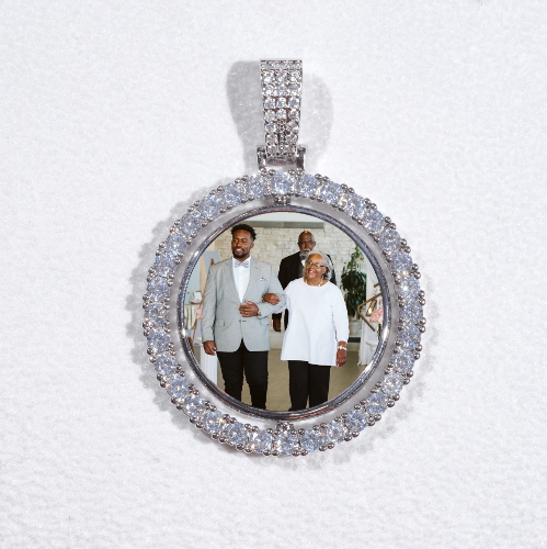 3D Spinning 2-Faced Custom Picture Pendant